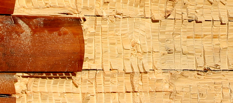Log Home Face Restoration  Climax,  North Carolina